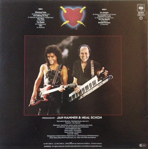 Neal Schon & Jan Hammer* : Untold Passion (LP, Album)