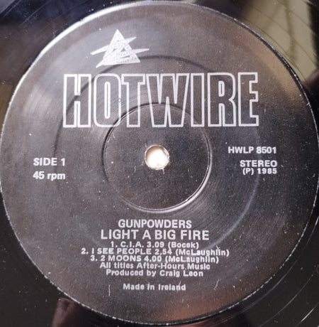 Light A Big Fire : Gunpowders (12", MiniAlbum)