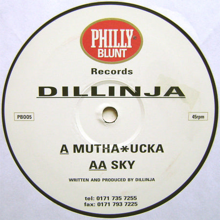 Dillinja : Mutha*ucka / Sky (12")