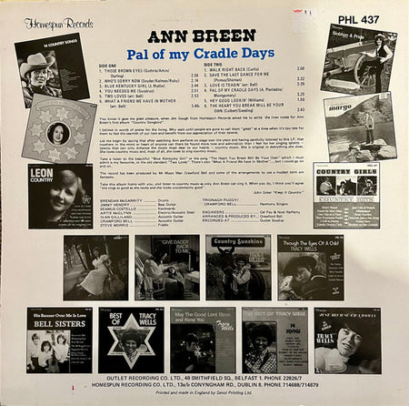 Ann Breen : Pal Of My Cradle Days (LP, Album)