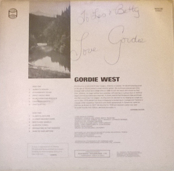 Gordie West : Alberta Bound (LP, Album)