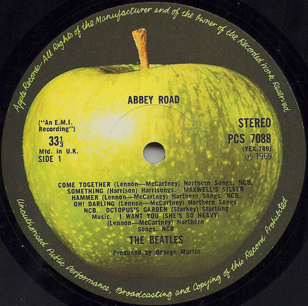 The Beatles : Abbey Road (LP, Album, RE)