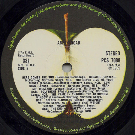 The Beatles : Abbey Road (LP, Album, RE)