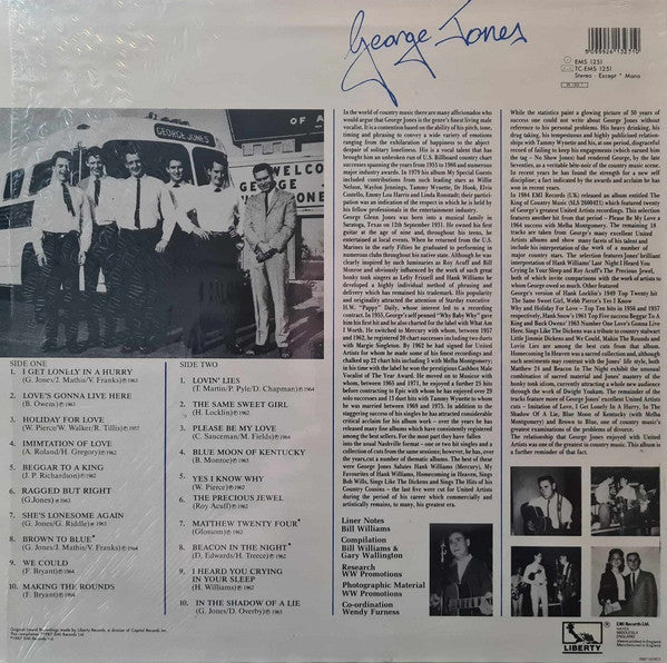 George Jones (2) : Blue Moon Of Kentucky (LP, Comp)