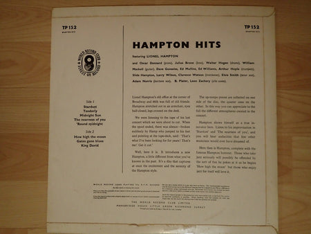 Lionel Hampton : Hampton Hits (LP, Mono, RE)