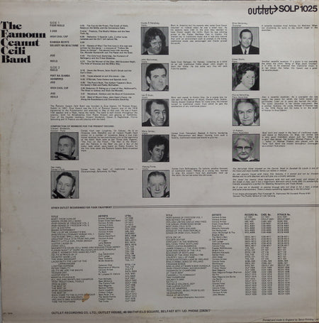 The Eamonn Ceannt Ceili Band : Dance To The Eamonn Ceannt Ceili Band (LP)