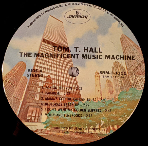 Tom T. Hall : The Magnificent Music Machine (LP, Album, Ter)