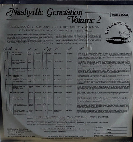 Various : Nashville Generation Volume 2 (LP)