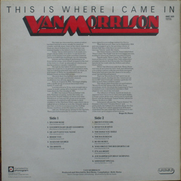 Van Morrison : This Is Where I Came In (LP, Comp)