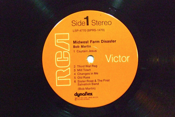 Bob Martin (7) : Midwest Farm Disaster (LP, Album)