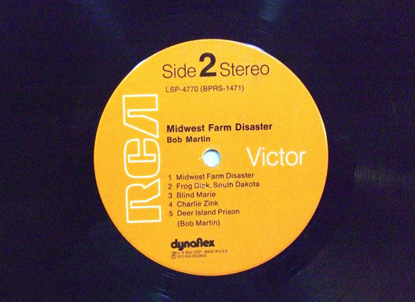 Bob Martin (7) : Midwest Farm Disaster (LP, Album)