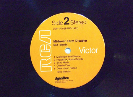 Bob Martin (7) : Midwest Farm Disaster (LP, Album)