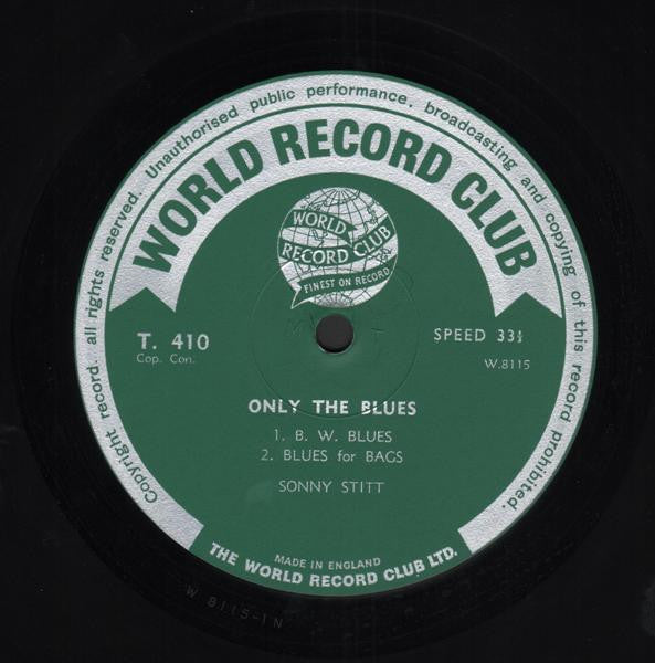Sonny Stitt : Only The Blues (LP, Album, Mono, RE)