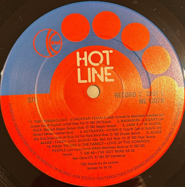 Various : Hotline 2 (LP, Comp)