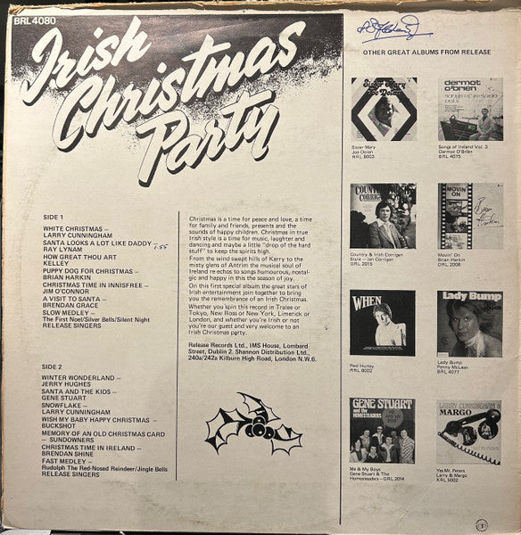 Various : Irish Christmas Party (LP, Comp)