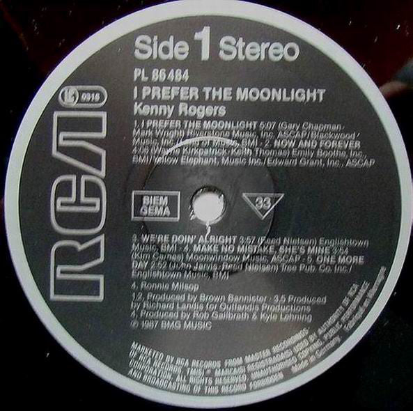 Kenny Rogers : I Prefer The Moonlight (LP, Album)