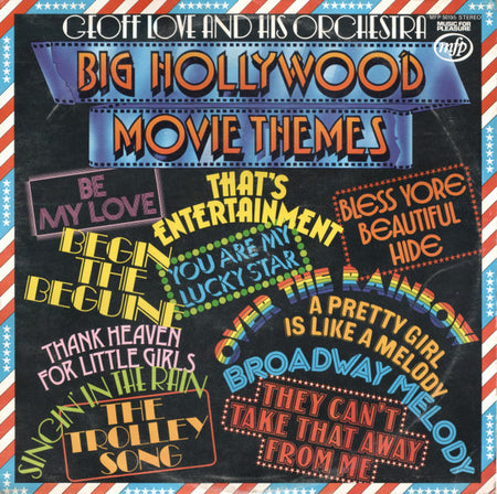 Geoff Love & His Orchestra : Big Hollywood Movie Themes (LP)