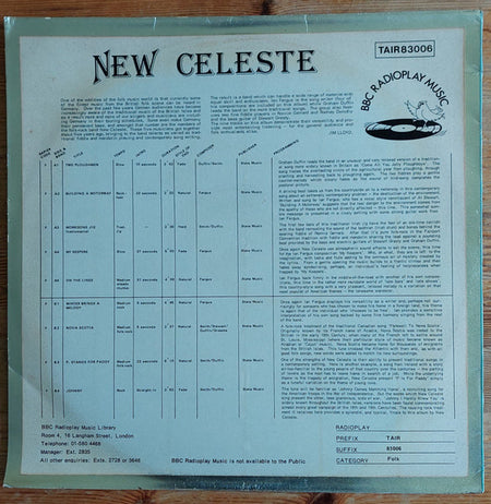 New Celeste : On The Line (LP)
