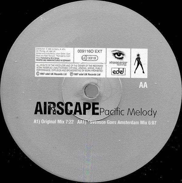 Airscape : Pacific Melody (12")