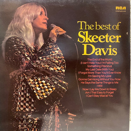 Skeeter Davis : The Best Of Skeeter Davis (LP, Comp)