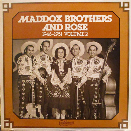 Maddox Brothers And Rose : 1946-1951 Volume 2 (LP, Comp)