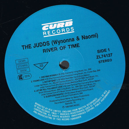 The Judds : River Of Time (LP, Album)