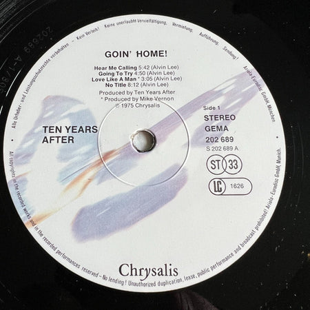 Ten Years After : Goin' Home! (LP, Comp, RE)