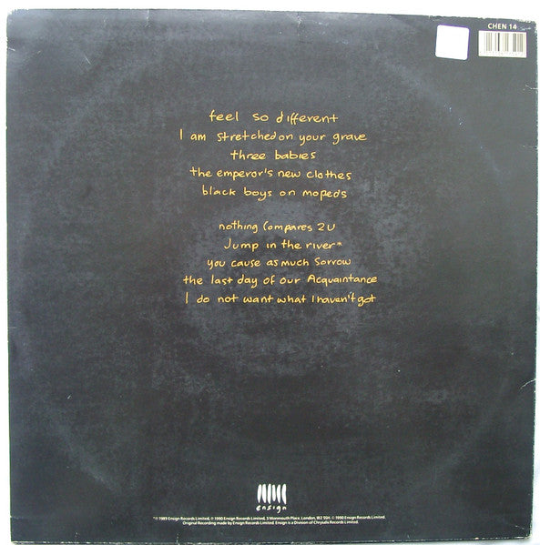 Sinéad O'Connor : I Do Not Want What I Haven't Got (LP, Album)