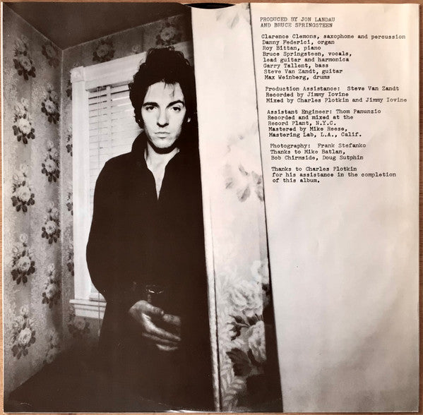 Bruce Springsteen : Darkness On The Edge Of Town (LP, Album, RE, Red)