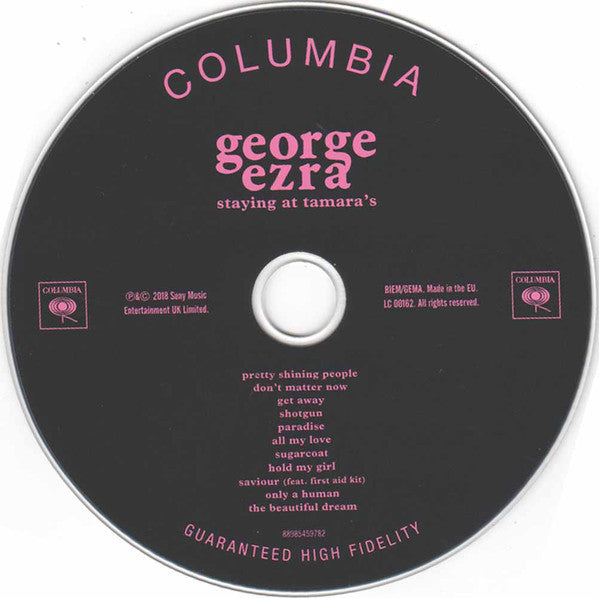George Ezra : Staying At Tamara's (CD, Album)