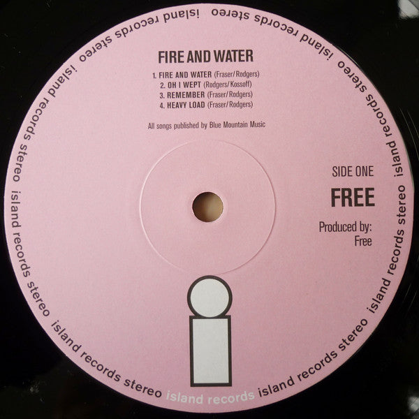 Free : Fire And Water (LP, Album, RE, RM)