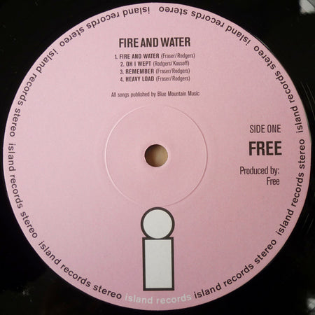 Free : Fire And Water (LP, Album, RE, RM)