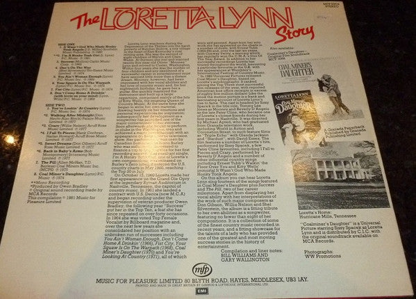 Loretta Lynn : The Loretta Lynn Story (LP, Comp)