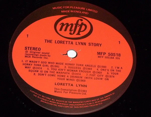 Loretta Lynn : The Loretta Lynn Story (LP, Comp)