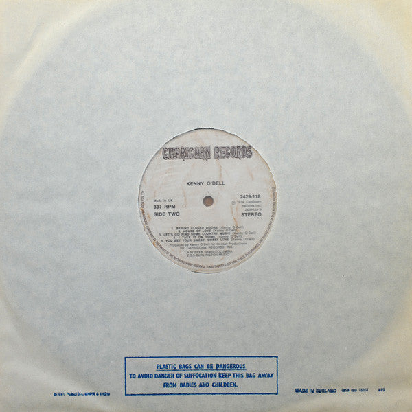 Kenny O'Dell : Kenny O'Dell (LP, Album)