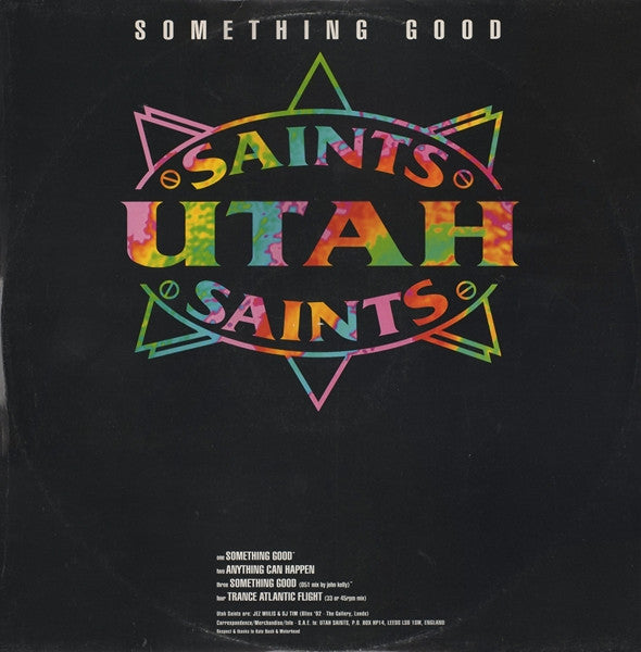 Utah Saints : Something Good (12", Single)