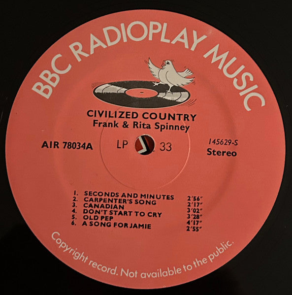 Frank And Rita Spinney : Civilized Country (LP, Album)