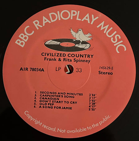 Frank And Rita Spinney : Civilized Country (LP, Album)