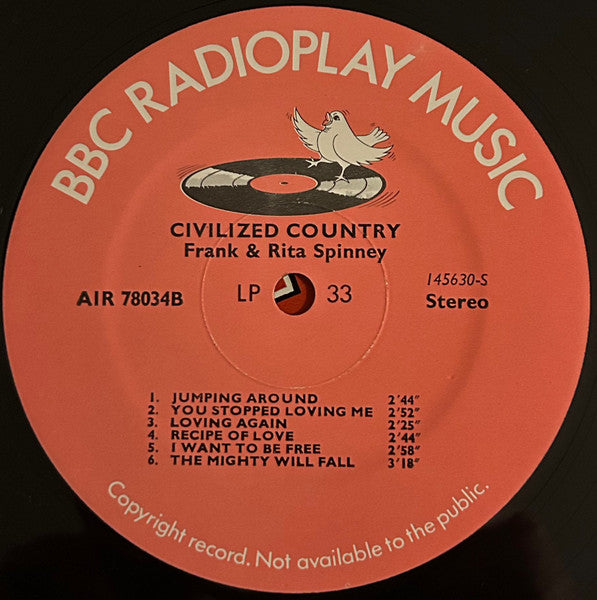 Frank And Rita Spinney : Civilized Country (LP, Album)