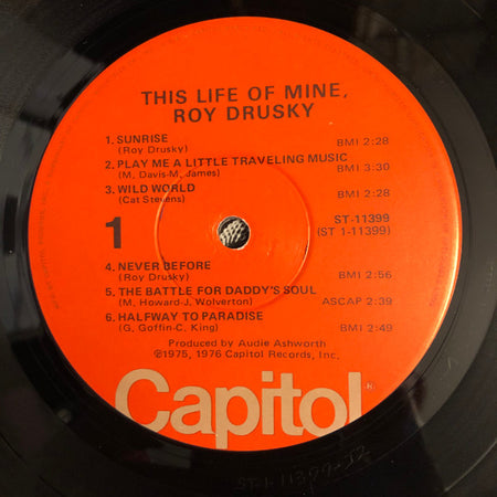 Roy Drusky : This Life Of Mine (LP, Album)