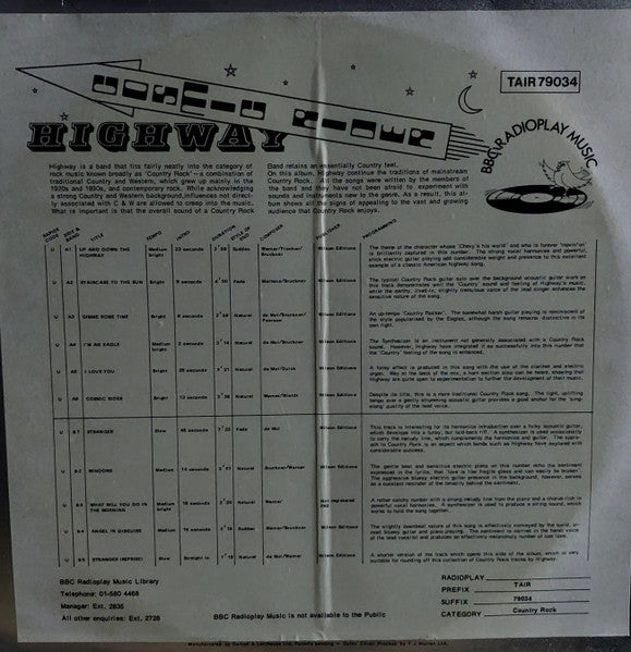 Highway (13) : Up And Down The Highway (LP)