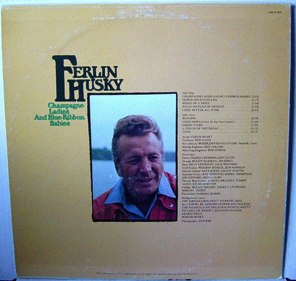 Ferlin Husky : Champagne Ladies And Blue Ribbon Babies (LP)