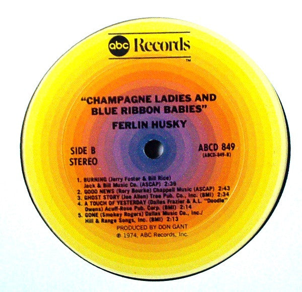 Ferlin Husky : Champagne Ladies And Blue Ribbon Babies (LP)