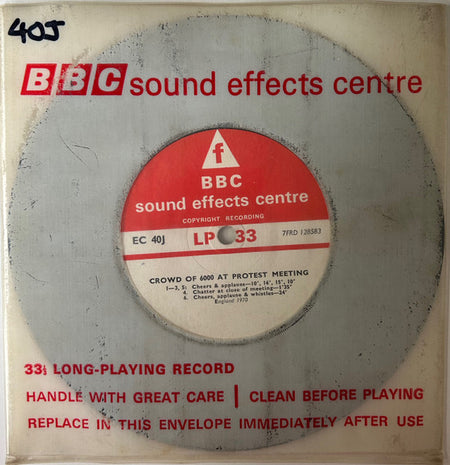 No Artist : Crowd Of 6000 At Protest Meeting (7")