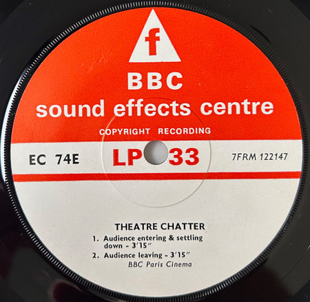 No Artist : Theatre Chatter (7")