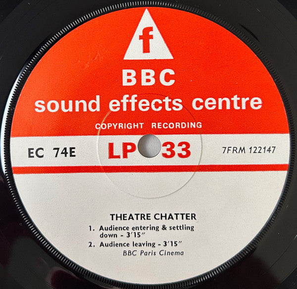 No Artist : Theatre Chatter (7")