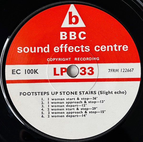 No Artist : Footsteps Up Stone Stairs (Slight Echo) (7")