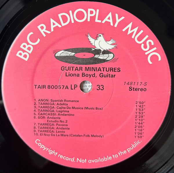 Liona Boyd : Guitar Miniatures (LP, Album)