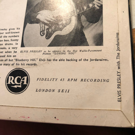 Elvis Presley : Elvis Presley (7", EP, RP, 4 P)