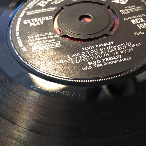 Elvis Presley : Elvis Presley (7", EP, RP, 4 P)